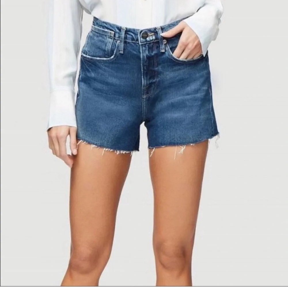 FRAME Le Brigitte Denim Shorts - Picture 1 of 7